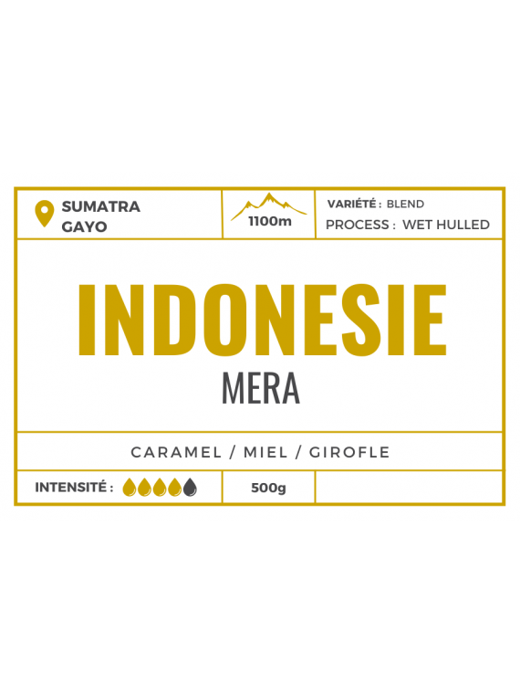 Café Pure Origine Indonésie...